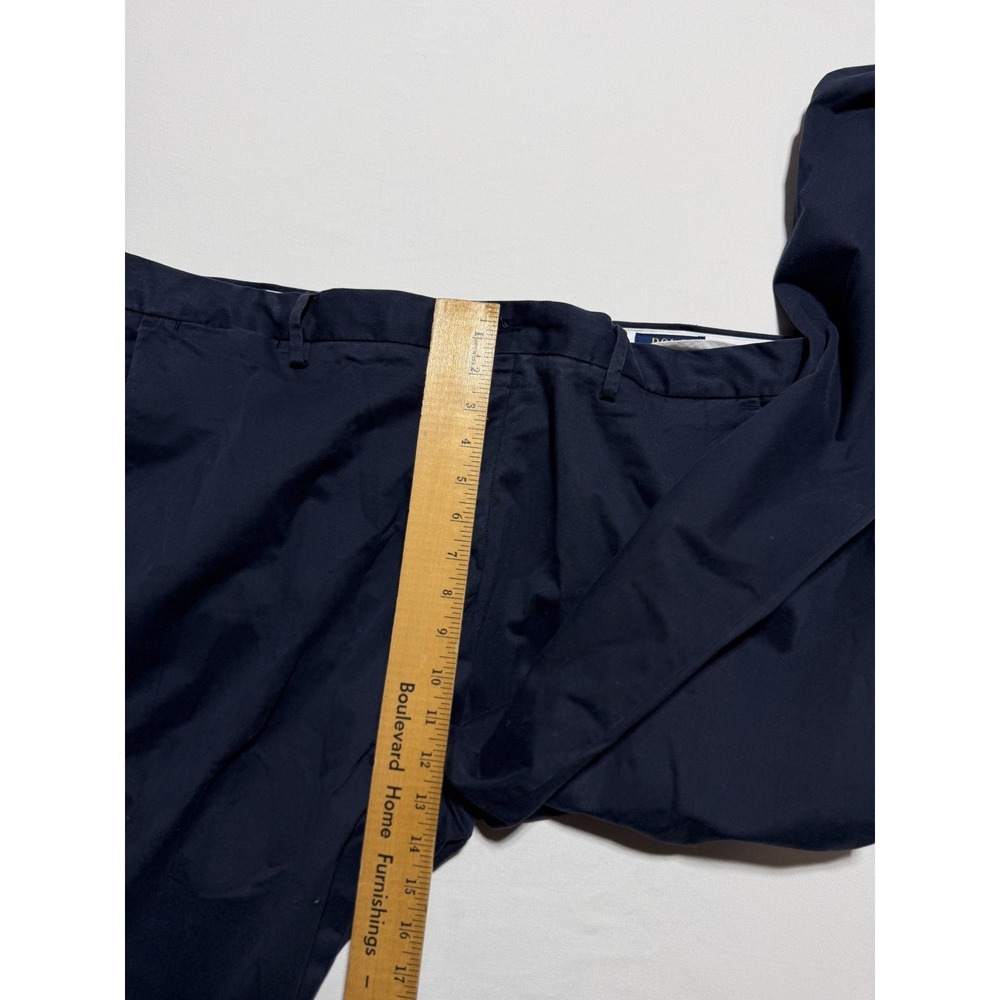 Polo Ralph Lauren Mens Navy Chino Pants 40x32 Stretch Classic Fit Cotton - Picture 6 of 12